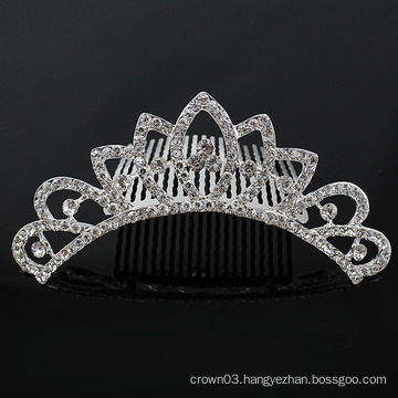 Sweet Kids Tiaras Crystal Rhinestone Crown Combs